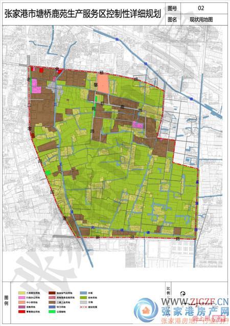 《张家港市塘桥鹿苑生产服务区控制性详细规划》批前公告及征求公众