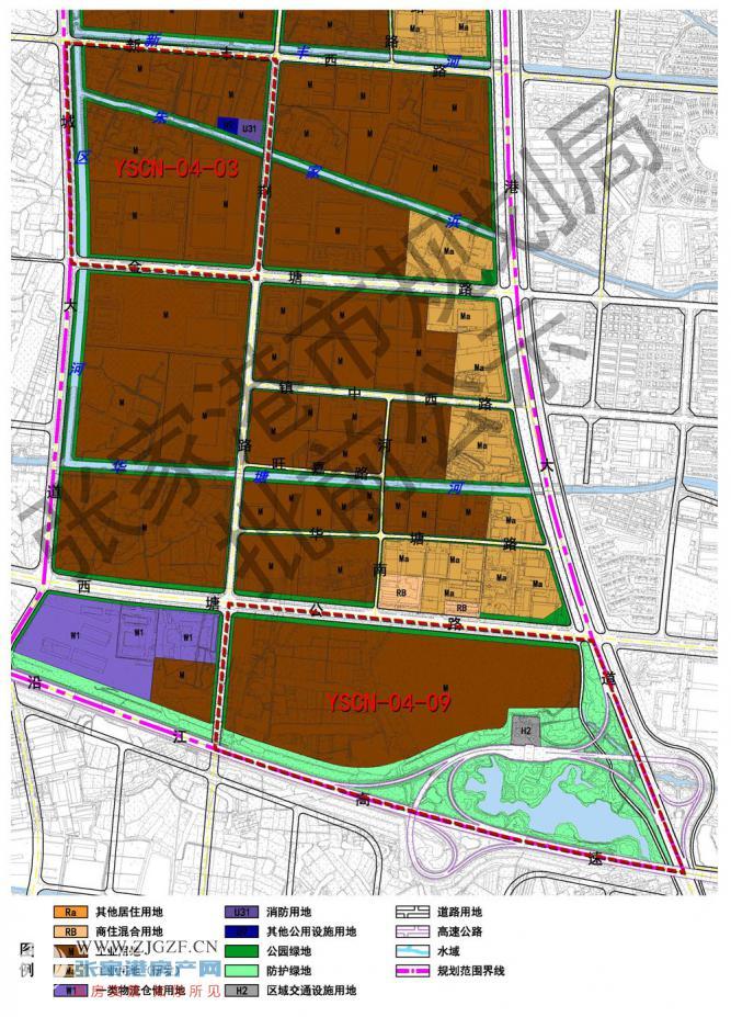 張家港市楊舍城區城南4號地塊控制性詳細規劃局部調整批前公示